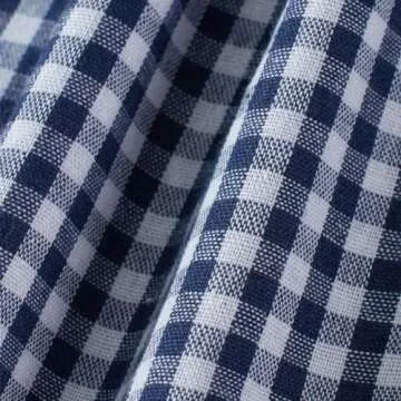 Y2k Women Pajamas Shorts Low Rise Pj Sleep Shorts Plaid Boxer Sleeping Shorts Sleepwear Micro Bottoms Lounge Shorts Dark Blue