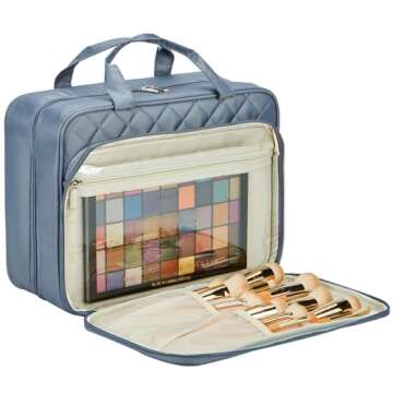 FINDCOZY Extra Large Toiletry Bag with Hanging Hook