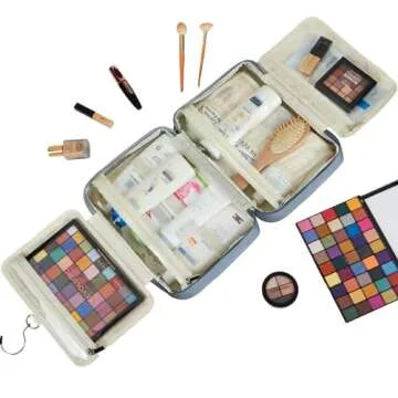 FINDCOZY Extra Large Toiletry Bag with Hanging Hook