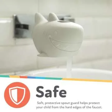 Nuby Shark Bathtub Spout Guard for Safe Bath Times