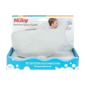 Nuby Shark Bathtub Spout Guard for Safe Bath Times