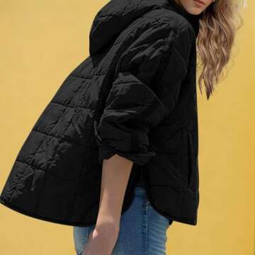 Lightweight Oversized Puffer Jacket for Women