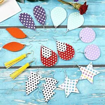 PP OPOUNT 2463 Pieces Earring Making Supplies Kit with Earring Hooks, Jump Rings, Earring Post, Pliers, Tweezers, Jump Ring Opener for Earrings Making and Repairing(6 Colors)