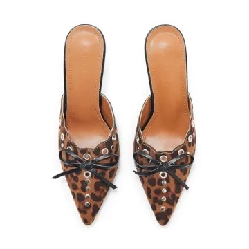 ATBELL Heeled Mules for Women Stylish Comfortable Footwear