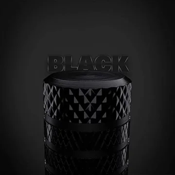 CKAuto 4 Pack Black Tire Valve Stem Caps - Aluminum