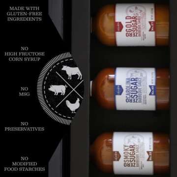 Lillie's Q Zero Sugar BBQ Sauce Gift Box 3-Pack