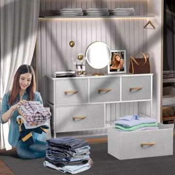 ROMOON Dresser for Kids Bedroom - 5 Drawer Storage Solution