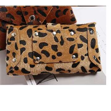 Fashion Women's Leopard Faux Leather Waist Fanny Belt Pack Bag Phone Purse For Girls Women