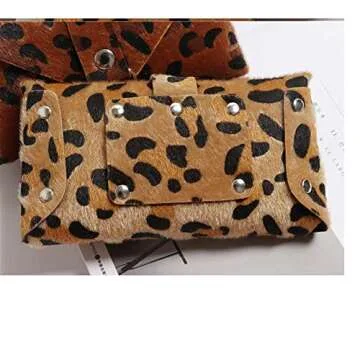 Fashion Women's Leopard Faux Leather Waist Fanny Belt Pack Bag Phone Purse For Girls Women