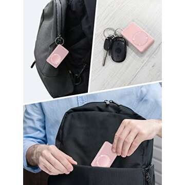 LVFAN for Samsung Galaxy Watch 7 Ultra Charger, 4000mAh Fast Charging Portable Power Bank Wireless Magnetic Charger for Samsung Galaxy Watch 7 Ultra 6 Classic 5 Pro 4 3, Active 2/1, Gear S4/3 - Pink