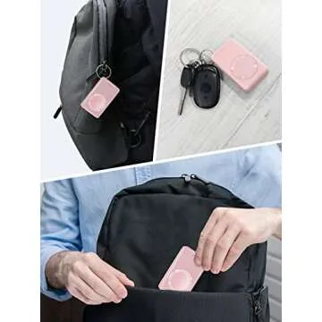 LVFAN for Samsung Galaxy Watch 7 Ultra Charger, 4000mAh Fast Charging Portable Power Bank Wireless Magnetic Charger for Samsung Galaxy Watch 7 Ultra 6 Classic 5 Pro 4 3, Active 2/1, Gear S4/3 - Pink