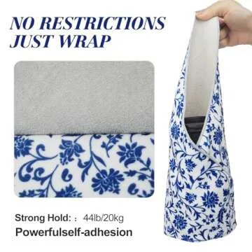 XAMOREST 11.8 in Camera Wrap with Pouch,Lens Protective Wrap,Anti-scratch Anti-dust, Flexible Wrapper Camera Travel Accessories for DSLR Mirrorless Camera Lens(Flower texture)