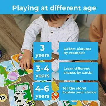 Toddler Farm Animals Barn Set for Speech and Skill Development