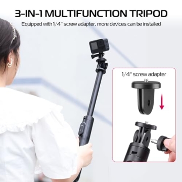 ULANZI SK-03 Selfie Stick Tripod for Smartphones and Cameras