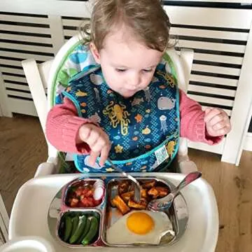 Kiddobloom Kids Stainless Steel Utensil Set for Toddlers