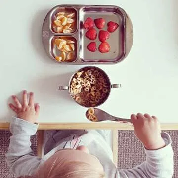 Kiddobloom Kids Stainless Steel Utensil Set for Toddlers