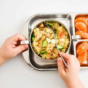 Kiddobloom Kids Stainless Steel Utensil Set for Toddlers