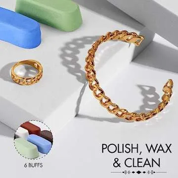 6 Piece Buffing Compound Kit for Perfect Finishes