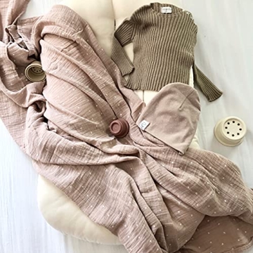 Ely's & Co. Muslin Swaddle Blanket 2-Pack for Newborns