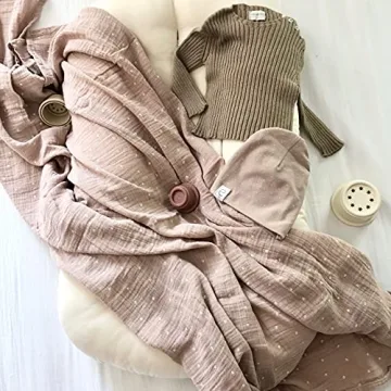 Ely's & Co. Muslin Swaddle Blanket 2-Pack for Newborns