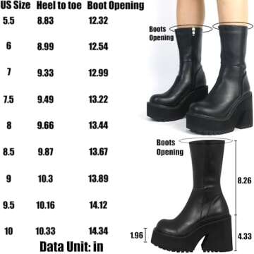 Stylish AMINUGAL Women's Wedge Heel Ankle Boots for All Occasions