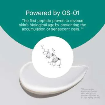 OneSkin OS-01 Peptide Mini Starter Kit - Skin Longevity Skincare Products, Developed by Scientists, For All Skin Types Including Sensitive Skin - Coral