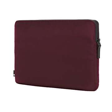 Incase Compact Laptop Sleeve with Flight Nylon MacBook/Laptop/iPad/Tablet Sleeve, and Cover, Lightweight, Weather Resistant, with Slip Pocket for Accessories (Mulberry, 13-Inch)