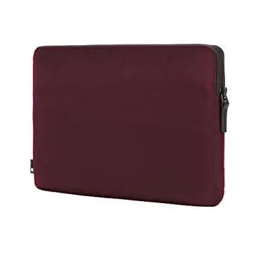 Incase Compact Laptop Sleeve with Flight Nylon MacBook/Laptop/iPad/Tablet Sleeve, and Cover, Lightweight, Weather Resistant, with Slip Pocket for Accessories (Mulberry, 13-Inch)