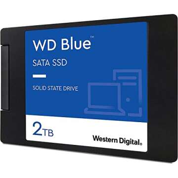 WD Blue 2TB 3D NAND SATA III 2.5" Internal SSD - Speed, Reliability, and Storage