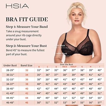 HSIA Full Coverage Minimizer Bra for Plus Size 38DD