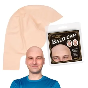 Kangaroo Bald Cap - Perfect Beige Latex for Costumes