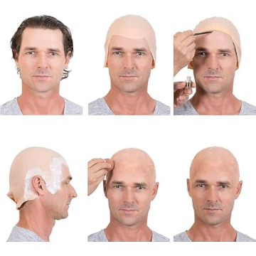 Kangaroo Bald Cap - Perfect Beige Latex for Costumes