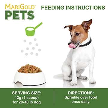 MariGold JIG for Dogs - Joint, Immunity, Gut Support & Collagen for Dogs - Non-GMO, Organic Peanuts, Organic Hemp, Grain and Soy Free - 1.19 LBS (Medium)