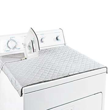 Evelots Magnetic Heat Resistant Ironing Blanket/Pad - 33 Inch Travel Size