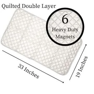 Evelots 33 Inch Magnetic Heat Resistant Ironing Blanket