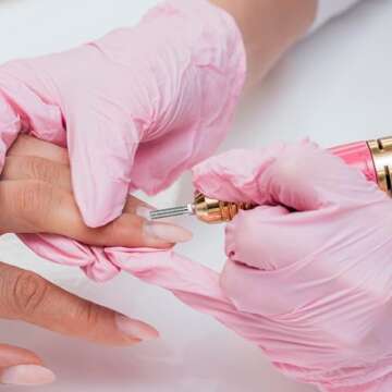 8 Pcs 3/32'' Cuticle Clean Drill Bit Barrel Cuticle Nail Drill Bit Set Electric Nail File Machine Cuticle Bit Diamond Nail Bits Manicure Pedicure Polishing Kit with Case for Nail Salon Manicure