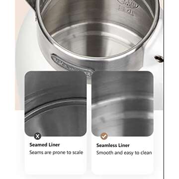 Elegant Bear Electric Kettle with Keep Warm Function