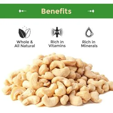 Whole Raw Cashews in 3 Pound Package - Sincerely Nuts