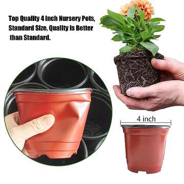 RooTrimmer Plant Nursery Pots with Humidity Domes 25 Set