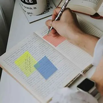 Transparent Sticky Notes Pad - 800 Sheets for Effortless Organization