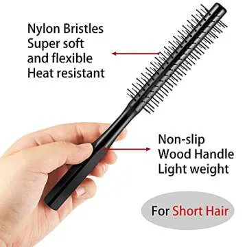 Geiserailie Round Hair Brushes for All Hair Types