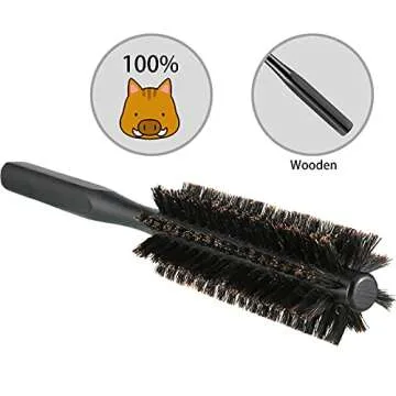 Geiserailie Round Hair Brushes for All Hair Types