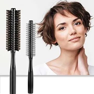 Geiserailie Round Hair Brushes for All Hair Types