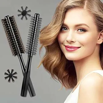 Geiserailie Round Hair Brushes for All Hair Types