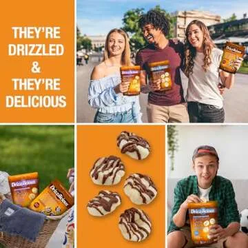 Drizzilicious Mini Rice Cakes S'mores - Rice Crisps, Healthy Snack for Adults and Kids, Flavored Rice Cakes, Vegan, Gluten Free, Allergen Free, Only 90 Calories Per Serving- 4 oz (Pack of 1)