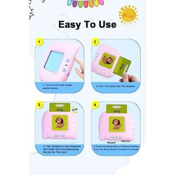 ABC 224 Sight Words Talking Flash Cards Alphabet Toy， Educational Pocket Speech Autism Therapy Sen...