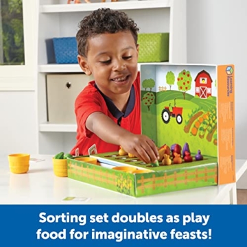 Learning Resources Veggie Farm Sorting Set for Ages 3+