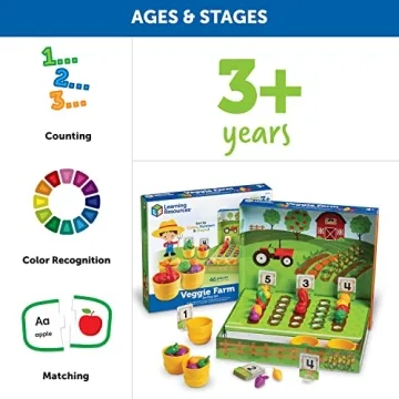 Learning Resources Veggie Farm Sorting Set for Ages 3+
