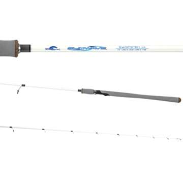 Tsunami Slim Wave White Jigging Spinning 7' MH Rod SWSPS-701-MH