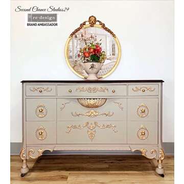 Prima Marketing Inc. Redesign with Prima Home Décor "Thorton Medallion", Multicolor, 5"x8"